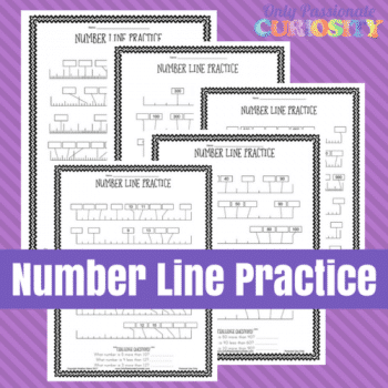 FREE Number Line Practice Worksheets