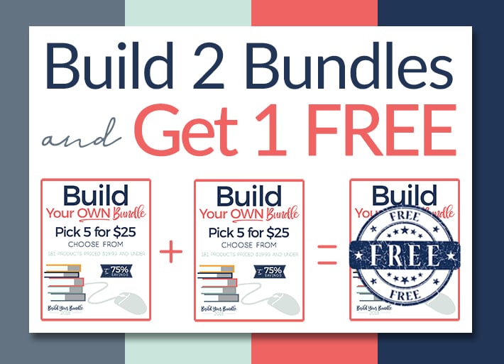 BUild your own homeschool bundles during the Build Your Bundle Sale! Find our hand-picked suggestions to stretch your savings!