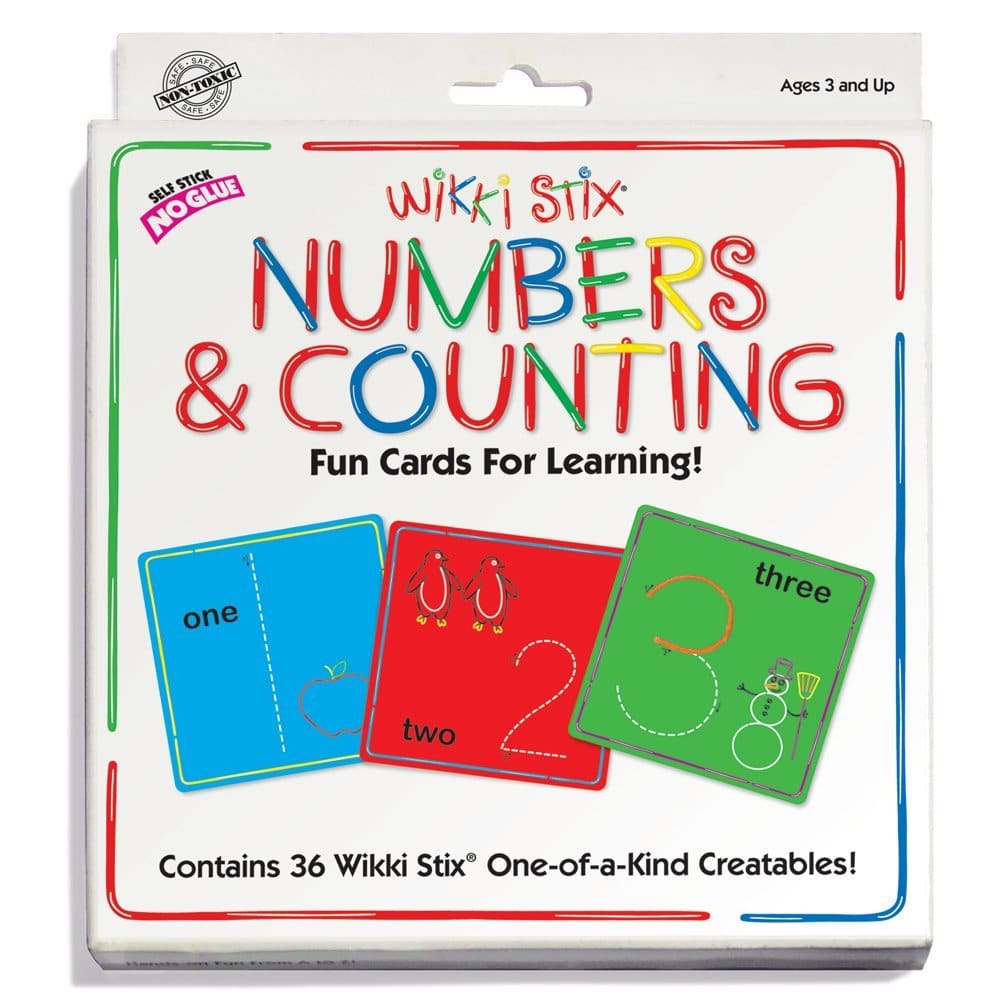 Wikki Stix Numbers & Counting Learning Cards Only $7.99! (50% Off!)