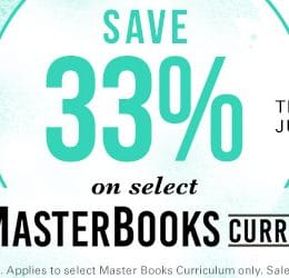 33% Off Master Books Curriculum