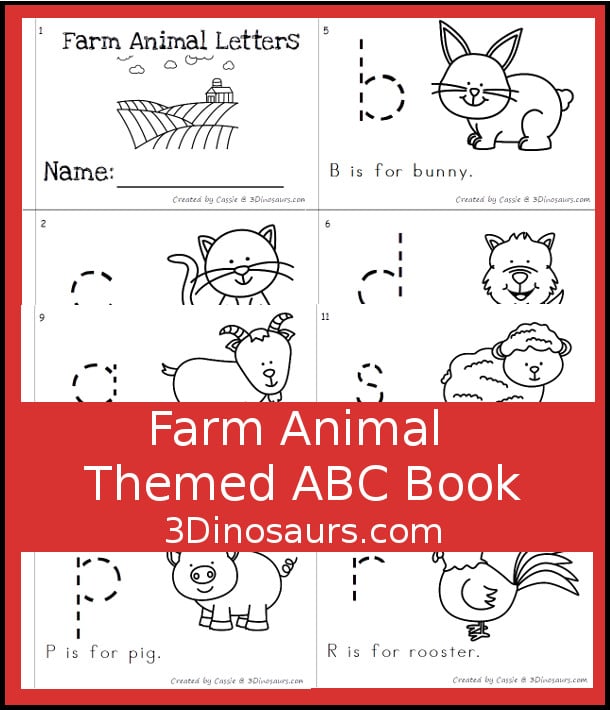 FREE Farm Animals Alphabet Easy Reader