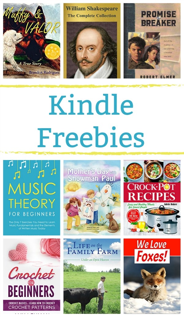 18 Kindle Freebies: The Complete Works of Shakespeare, Music Theory for Beginners, & More!