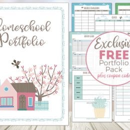 Free Homeschool Portfolio Pack - Limited Time!