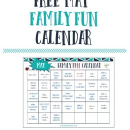 Free May Family Fun Calendar