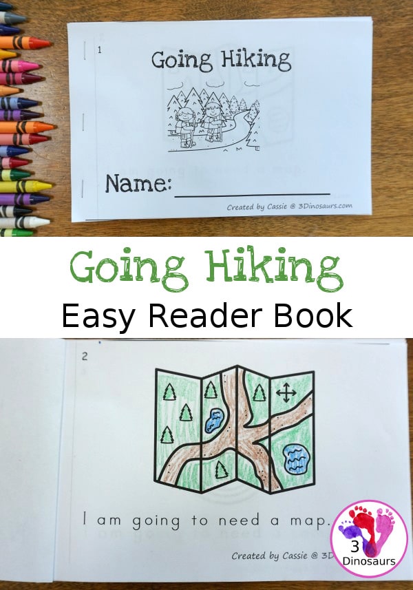 Free Going Hiking Easy Reader Book