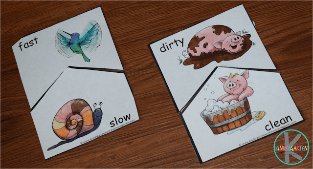 Free Animal Antonyms Puzzles