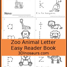 Free Zoo Animal ABC Easy Reader