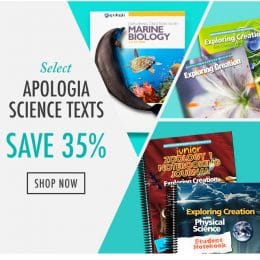 35% Of Apologia Science Texts