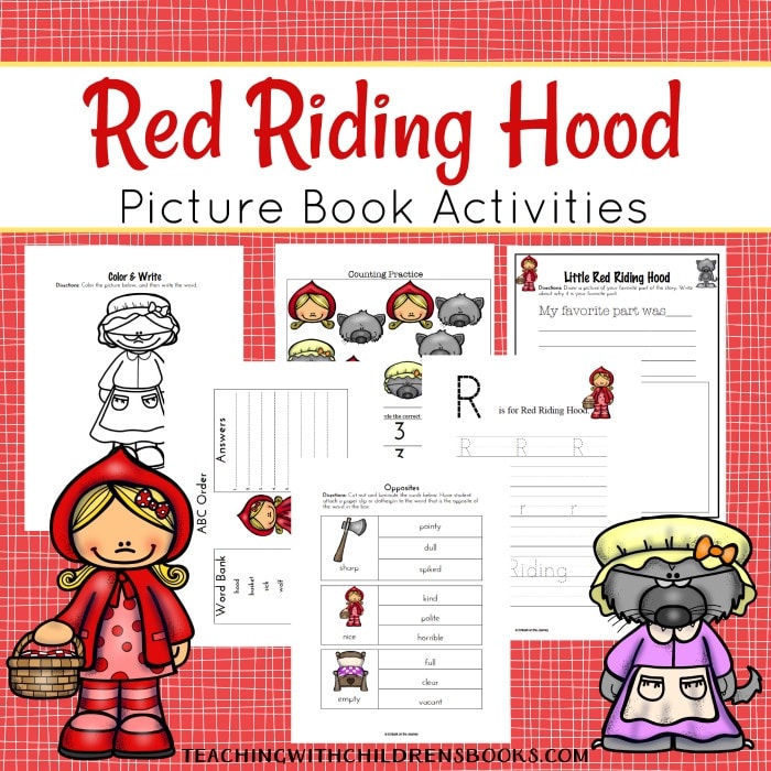 Free Little Red Riding Hood Printables & Unit Study