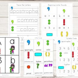 Free Punctuation Marks Printable Pack