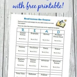 Free Summer Reading Genre Challenge