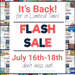 Homeschool Build Your Bundle Flash Sale - July 16-18