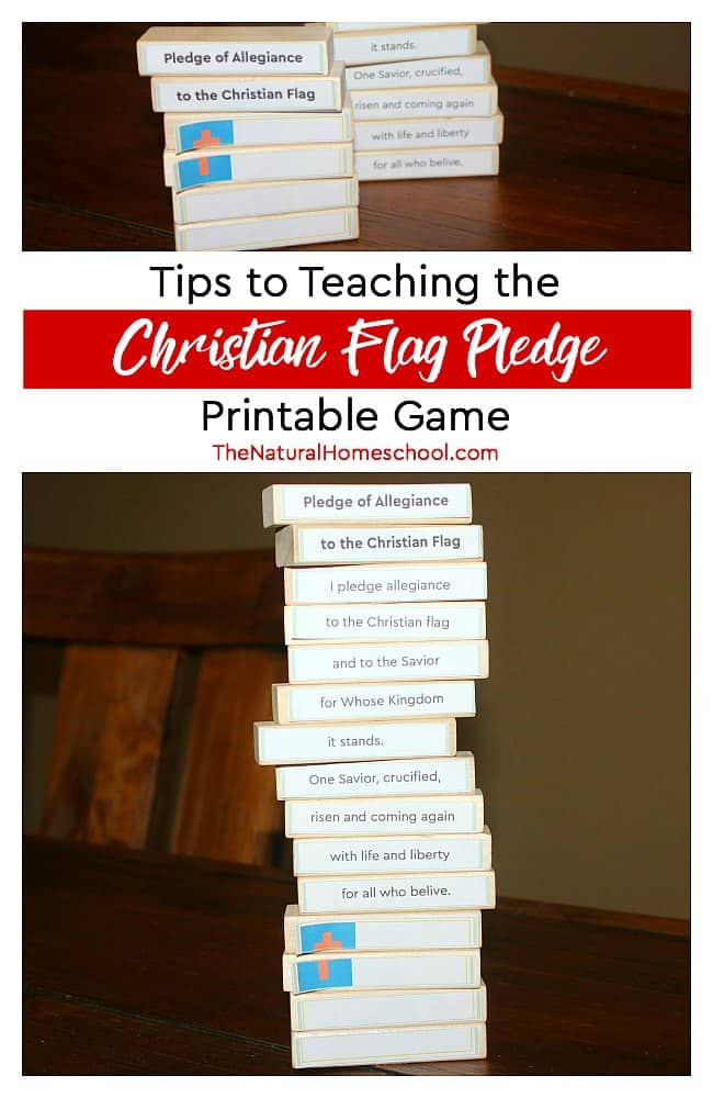 Free Christian Flag Pledge Game