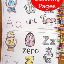 Free ABC Coloring Pages