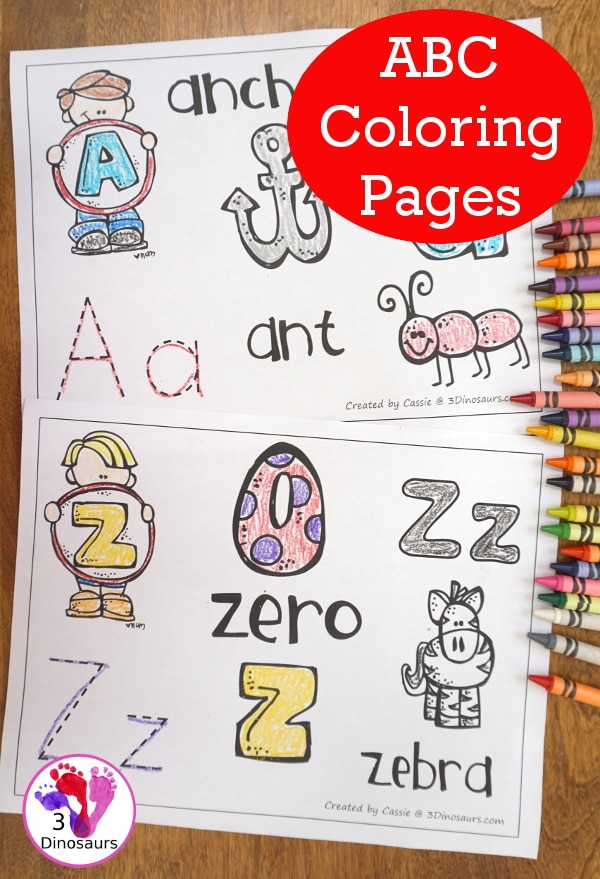 Free ABC Coloring Pages