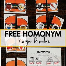 Free Homonym Puzzles