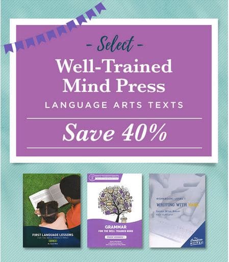 40% Off Well-Trained Mind Language Arts Curriculum + Free Shipping