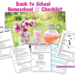 Free Back to Homeschool Planning Pages