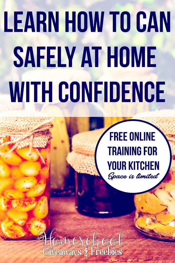 Free Home Canning Online Course