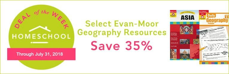 35% Off Evan-Moor Workbooks - Geography, Writing, Critical Thinking, & More!