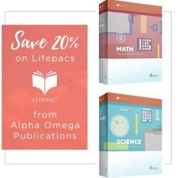 20% Off LifePacs from Alpha Omega