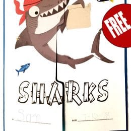 FREE Shark Lapbook