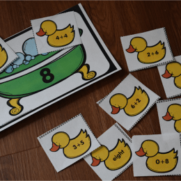 FREE Rubber Duckies Addition Practice Printables