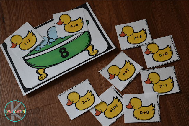 Free Rubber Duck Addition Practice Printables