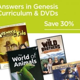 30% Off Answers In Genesis Curriculum & DVDs
