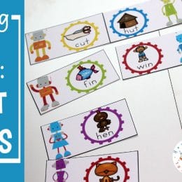 Free Robot Rhymes Matching Game