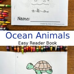 Free Ocean Animals Easy Reader Book