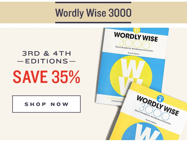 35% Off Wordly Wise 3000 Curriculum