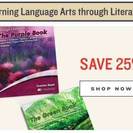 25% Off Learning Language Arts Through Literature Curriculum