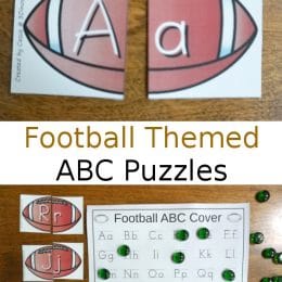 FREE Football-Themed ABC Puzzles