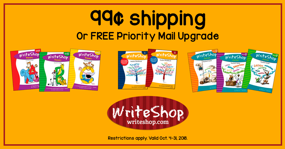 WriteShop Deal - Get $0.99 Shipping with $25+ Orders!