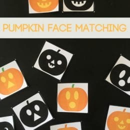 FREE Pumpkin Faces Matching Printable