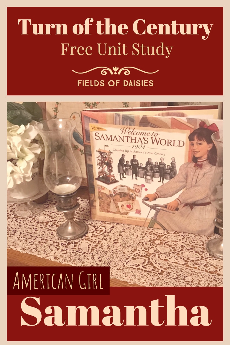 FREE American Girl Turn of The Century Unit Study