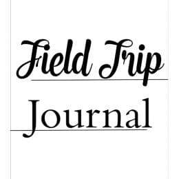 printable field trip journal