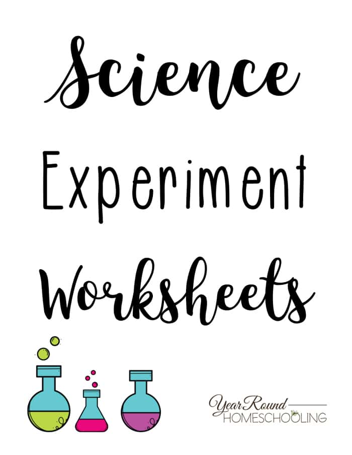 science experiment worksheets