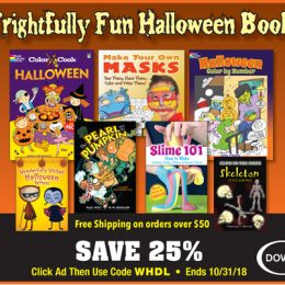 Save 25% on Fun Halloween Books from Dover!