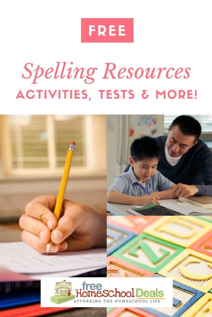 Check out these 25 Amazing Free Spelling Resources - Activities, Tests, & More! #fhdhomeschoolers #freehomeschooldeals #spellingresources #homeschooling #hsdays #hsfreebies