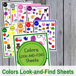 colors look and find sheets