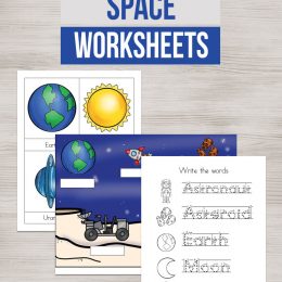 FREE Space Worksheets and Printables