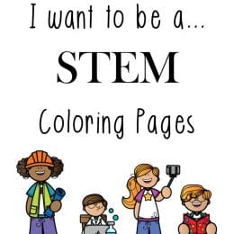 free stem coloring pages