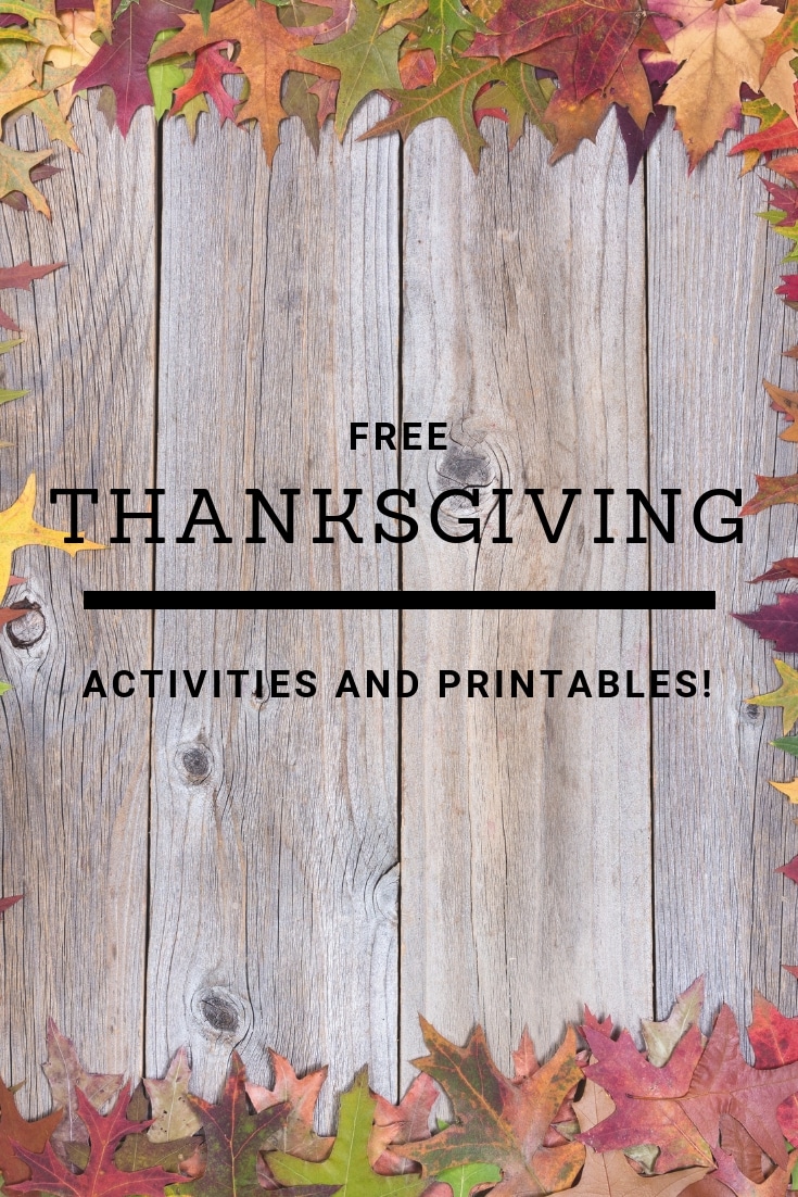 FREE Thanksgiving-Themed Activities and Printables!