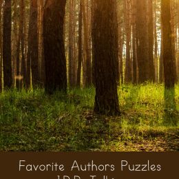 FREE Printable Favorite Authors Puzzles: J.R.R. Tolkien