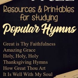 FREE Hymn Study Printables