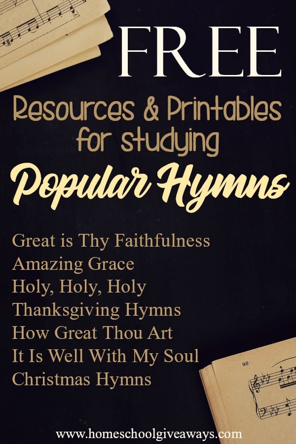 FREE Hymn Study Printables