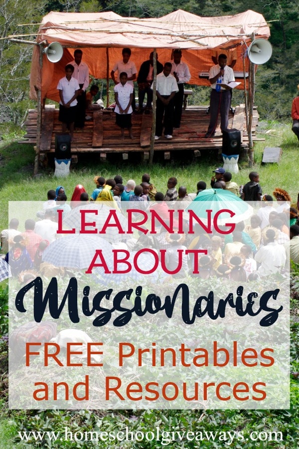 FREE Missionaries Unit Study