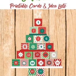 FREE Advent Christmas Calendar Cards + more!